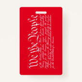 Wij, de mensen badge (Achterkant)