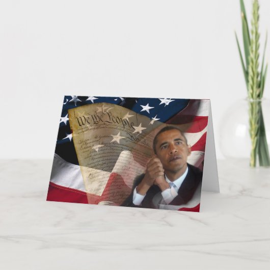Wij de Mensen… Barack Obama & de Grondwet Kaart (Voorkant)