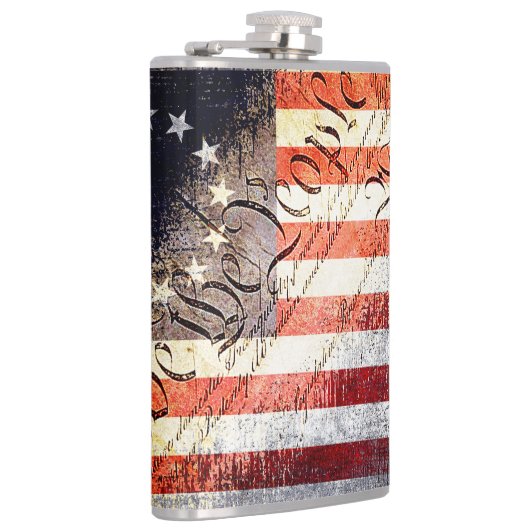 Wij, de mensen  Betsy Ross Amerikaanse vlag Heupfles (Rechts)