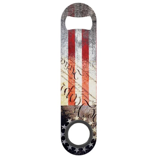 Wij, de mensen  Betsy Ross Amerikaanse vlag Speed Flessenopener (Voorkant)