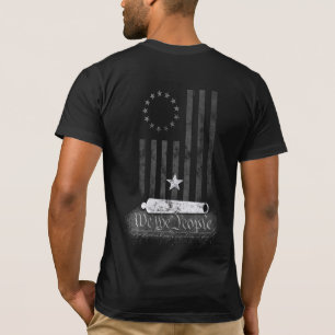 WIJ DE MENSEN BETSY ROSS CC  AMERIKAANSE VLAG T-SHIRT
