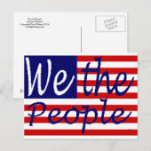 Wij, de mensen briefkaart (Voorkant / Achterkant)