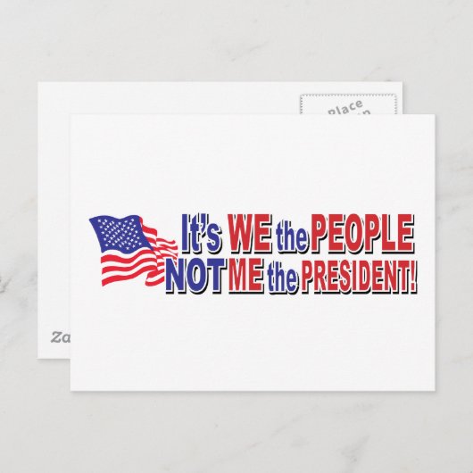 Wij-De-Mensen Briefkaart (Voorkant / Achterkant)