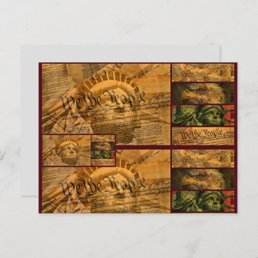 Wij, de mensen briefkaart (Voorkant / Achterkant)