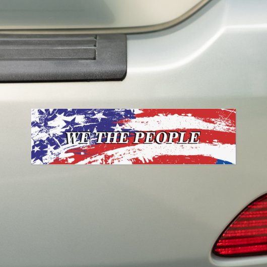 WIJ DE MENSEN - BUMPERSTICKER (Op auto)