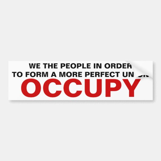 WIJ DE MENSEN... BUMPERSTICKER (Voorkant)