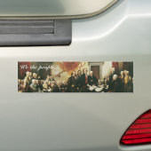 Wij de mensen... Bumpersticker (Op auto)