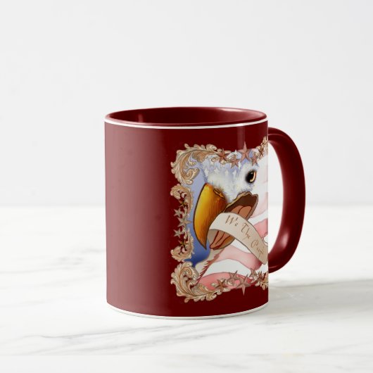 Wij de mensen Eagle Mok (Voorkant rechts)