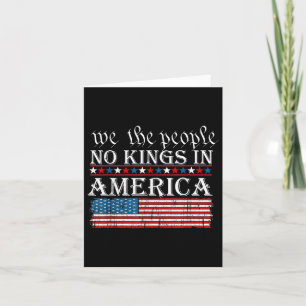 Wij, de mensen, geen koningen in Amerika Kaart