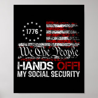 Wij, de mensen, geven mijn Amerika van de sociale  Poster