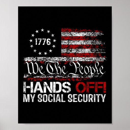 Wij, de mensen, geven mijn Amerika van de sociale  Poster (Voorkant)