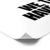 Wij, de mensen hebben genoeg gehad poster (Hoek)