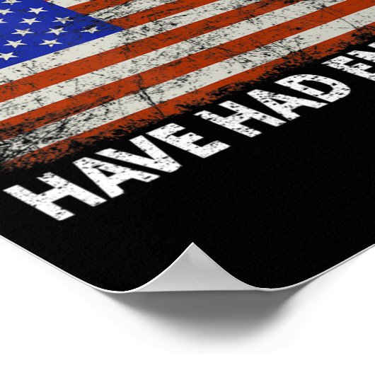 Wij, de mensen, hebben genoeg VS trots-Amerikaan g Poster (Hoek)