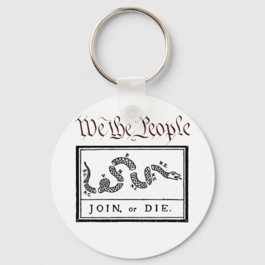 Wij, de mensen... Join of Die Sleutelhanger (Voorkant)