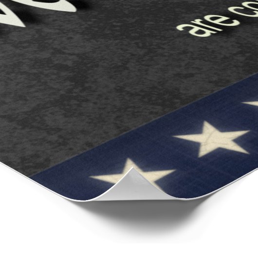 Wij, de mensen, komen in november poster (Hoek)