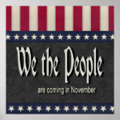 Wij, de mensen, komen in november poster (Voorkant)