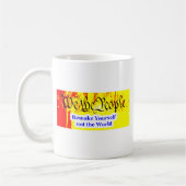 Wij, de mensen, maken zelf het museum Zazzle Gi Koffiemok (Links)