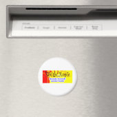 Wij, de mensen, maken zelf het museum Zazzle Gi Magneet (Insitu (Vaatwasser))