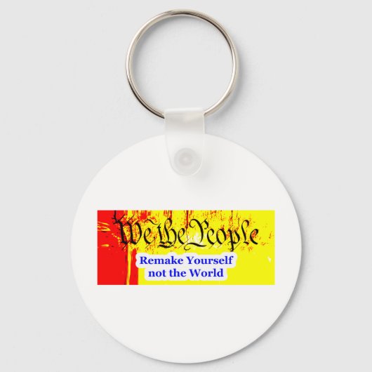 Wij, de mensen, maken zelf het museum Zazzle Gi Sleutelhanger (Voorkant)
