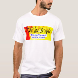 Wij, de mensen, maken zelf het museum Zazzle Gi T-shirt