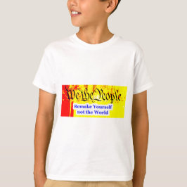 Wij, de mensen, maken zelf het museum Zazzle Gi T-shirt