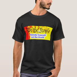 Wij, de mensen, maken zelf het museum Zazzle Gi T-shirt