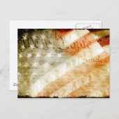 Wij de mensen met Amerikaanse vlag Briefkaart (Voorkant / Achterkant)