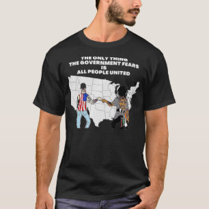 Wij, de mensen, moeten ons verenigen voor de vrede t-shirt