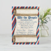 Wij, de mensen op 4 juli van de partij kaart (Staand voorkant)