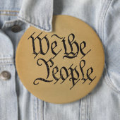 Wij, de mensen ronde button 6,0 cm (In situ)