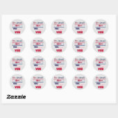 Wij, de mensen ronde sticker (Vel)