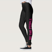 Wij, de mensen, Roze Zwart Verzet Leggings (Links)