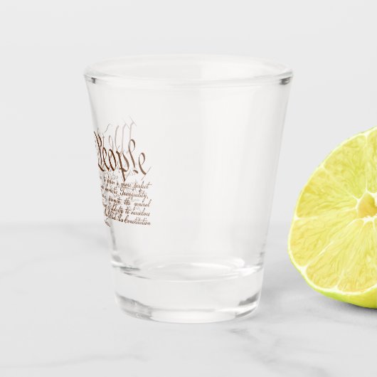 Wij, de mensen shot glas (Rechts)