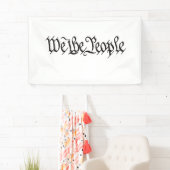 Wij, de mensen spandoek (Insitu)