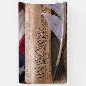 Wij, de mensen spandoek (Verticaal)