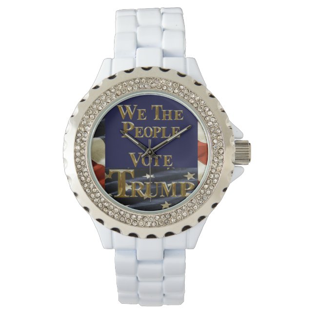 WIJ DE MENSEN STEMMEN TRUMP HORLOGE (Voorkant)