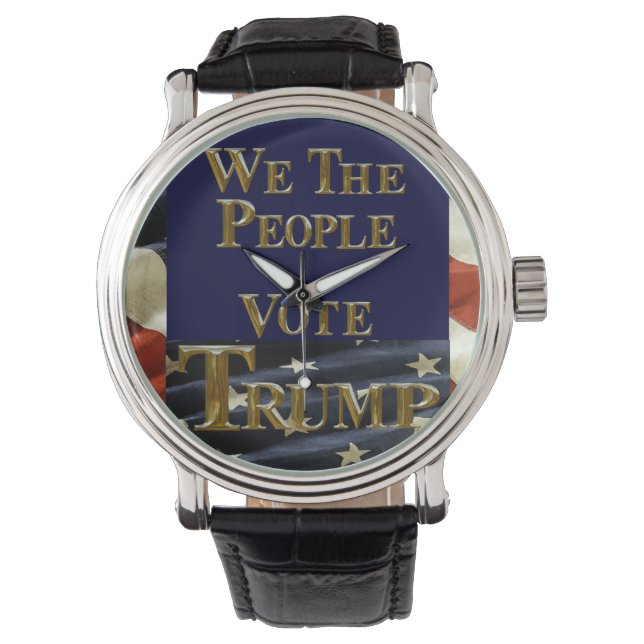 WIJ DE MENSEN STEMMEN TRUMP HORLOGE (Voorkant)