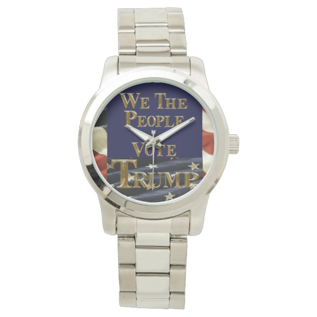 WIJ DE MENSEN STEMMEN TRUMP HORLOGE (Voorkant)