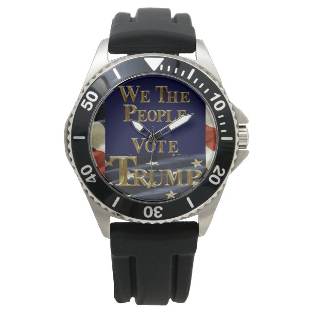 WIJ DE MENSEN STEMMEN TRUMP HORLOGE (Voorkant)