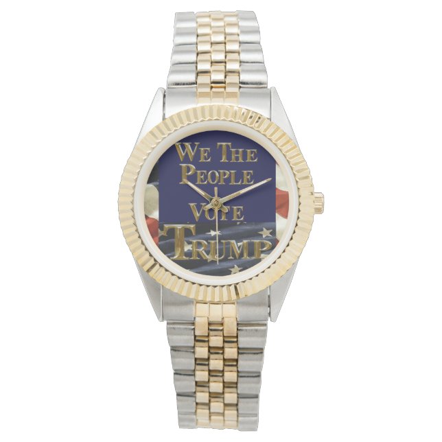 WIJ DE MENSEN STEMMEN TRUMP HORLOGE (Voorkant)