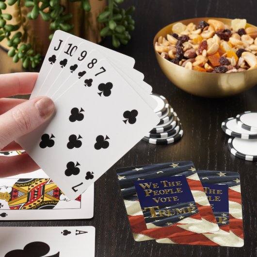 WIJ DE MENSEN STEMMEN TRUMP POKERKAARTEN (Insitu)