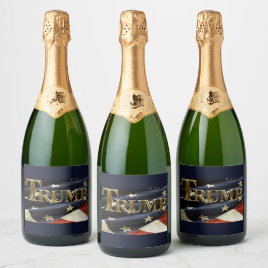 WIJ DE MENSEN STEMMEN TRUMP SPARKLING WIJNETIKET (Flessen)