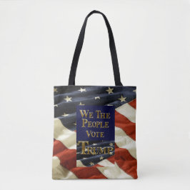 WIJ DE MENSEN STEMMEN TRUMP TOTE BAG