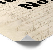 Wij, de mensen, stemmen uit de verkiezingen voor d poster (Hoek)