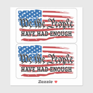 Wij, de mensen sticker