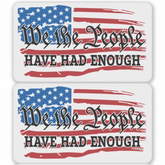 Wij, de mensen sticker (Voorkant)