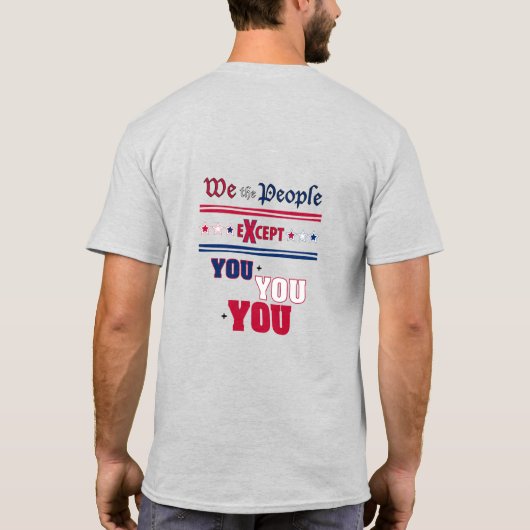 Wij, de mensen t-shirt (Achterkant)