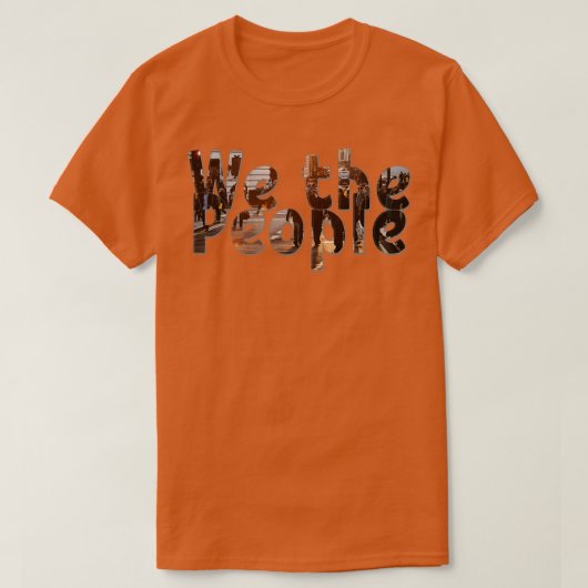 Wij, de mensen t-shirt (Design voorkant)