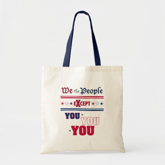 Wij, de mensen tote bag (Voorkant)