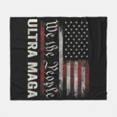 Wij, de mensen ultra Maga Fleece Deken (Voorkant (Horizontaal))